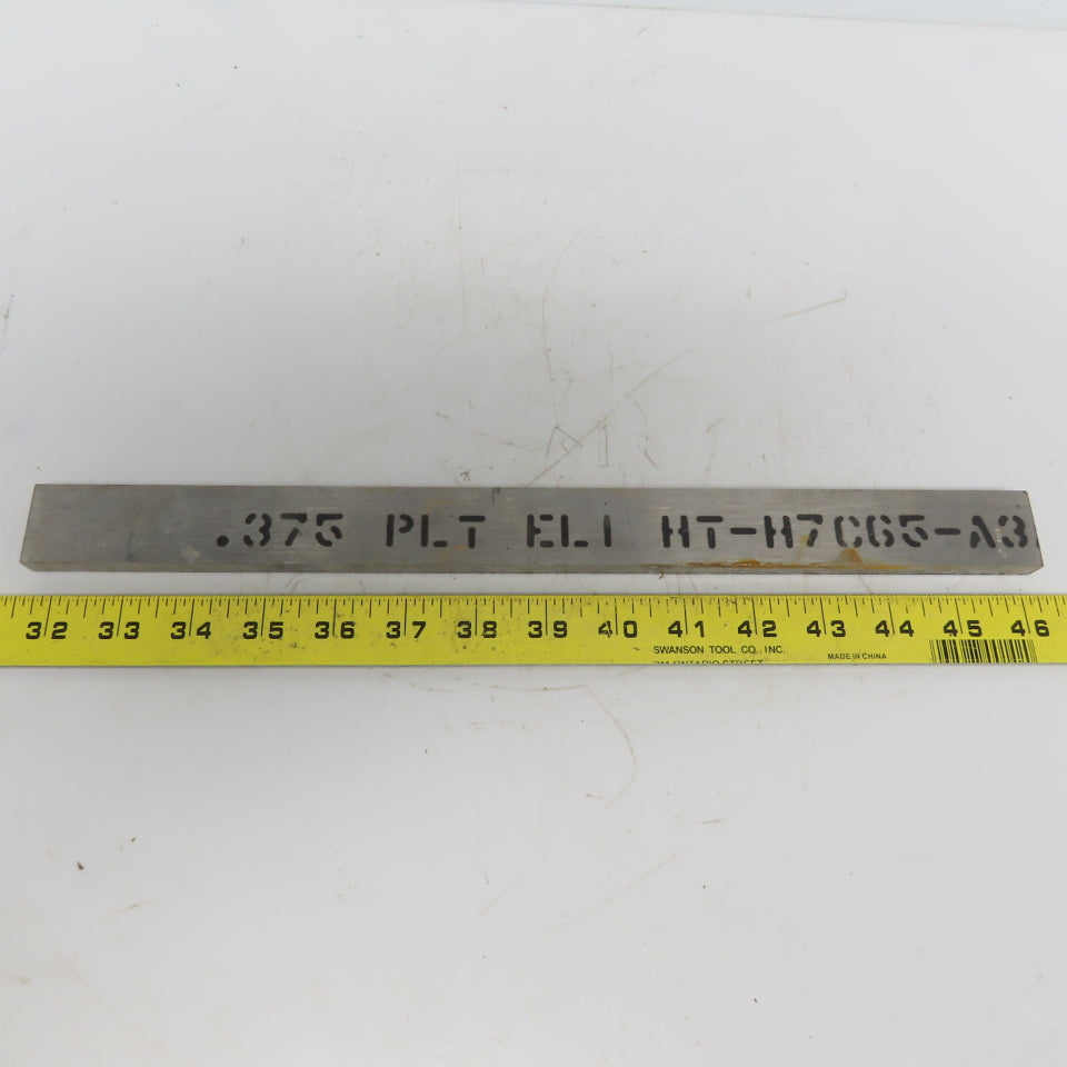 3/8" x 1-1/4" Titanium Flat Plate 14" Long Ti 6al-4V
