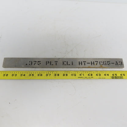 3/8" x 1-1/4" Titanium Flat Plate 14" Long Ti 6al-4V