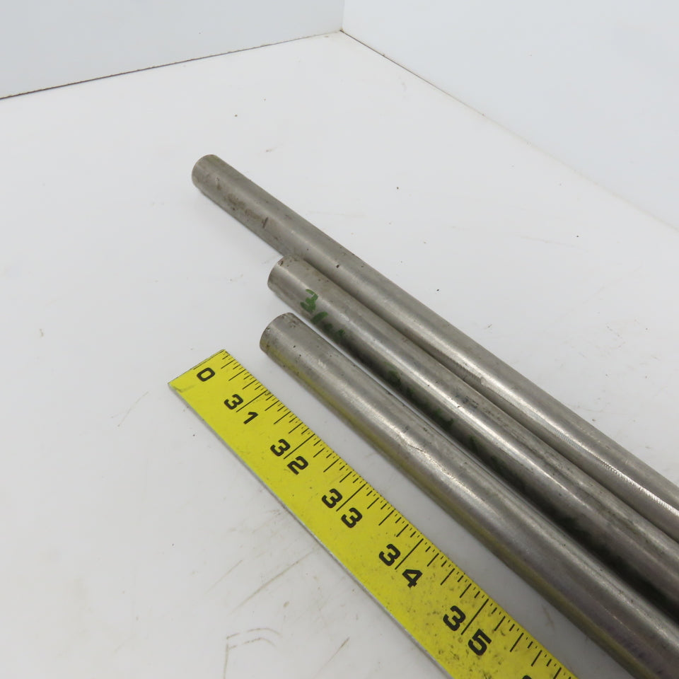 3/4" Diameter 304 Stainless Steel Round Stock 24" 18" & 16" 3pcs 54" Total