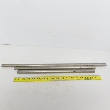 3/4" Diameter 304 Stainless Steel Round Stock 24" 18" & 16" 3pcs 54" Total