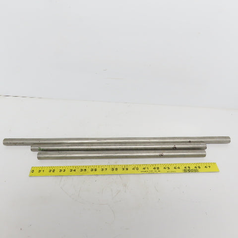 3/4" Diameter 304 Stainless Steel Round Stock 24" 18" & 16" 3pcs 54" Total