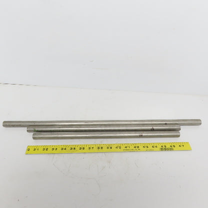3/4" Diameter 304 Stainless Steel Round Stock 24" 18" & 16" 3pcs 54" Total