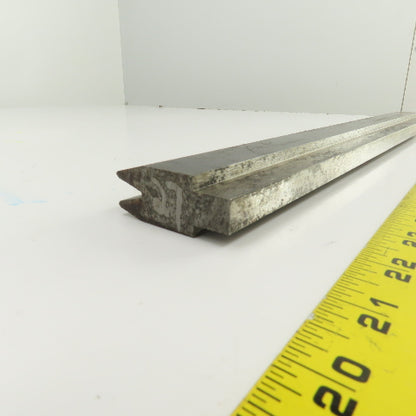 17-7/8" Press Brake Forming 90° V Angle Die Block 1/2" Tang 1-5/8" Ht. 1" Thick