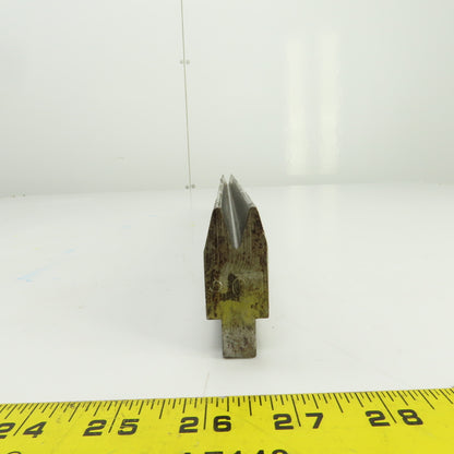 17-7/8" Press Brake Forming 90° V Angle Die Block 1/2" Tang 1-5/8" Ht. 1" Thick