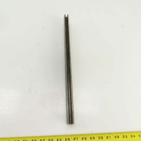 17-7/8" Press Brake Forming 90° V Angle Die Block 1/2" Tang 1-5/8" Ht. 1" Thick