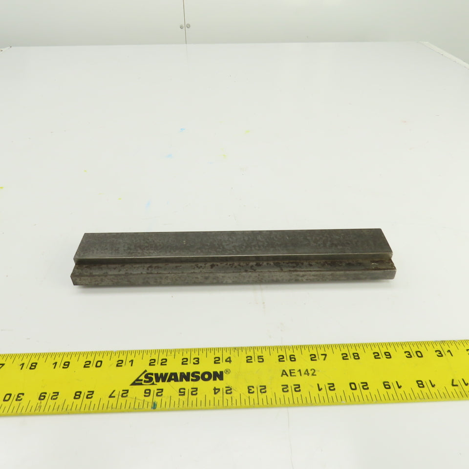 11-7/8" Press Brake Forming 90° V Angle Die Block 1/2" Tang 1-3/4" Ht. 1" Thick
