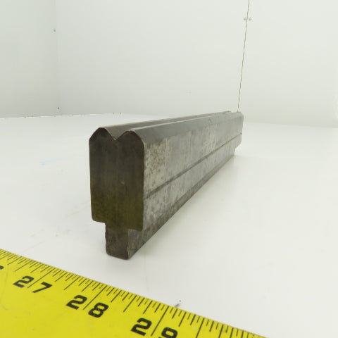 11-7/8" Press Brake Forming 90° V Angle Die Block 1/2" Tang 1-3/4" Ht. 1" Thick