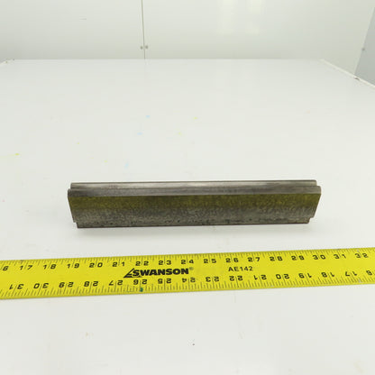 11-7/8" Press Brake Forming 90° V Angle Die Block 1/2" Tang 1-3/4" Ht. 1" Thick