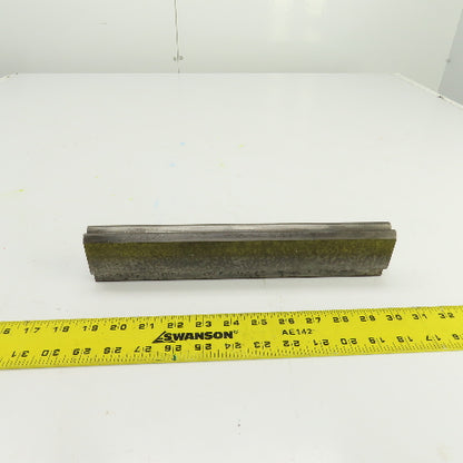 11-7/8" Press Brake Forming 90° V Angle Die Block 1/2" Tang 1-3/4" Ht. 1" Thick