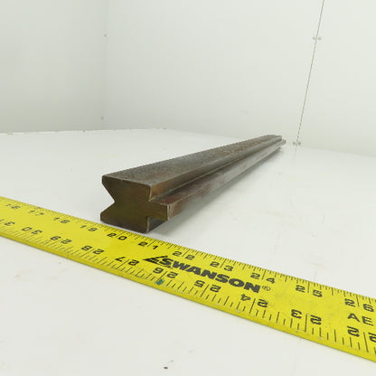 36-3/4" Press Brake Forming 90° V Angle Die Block 1/2" Tang 1-5/8"H 1-1/2" Thick
