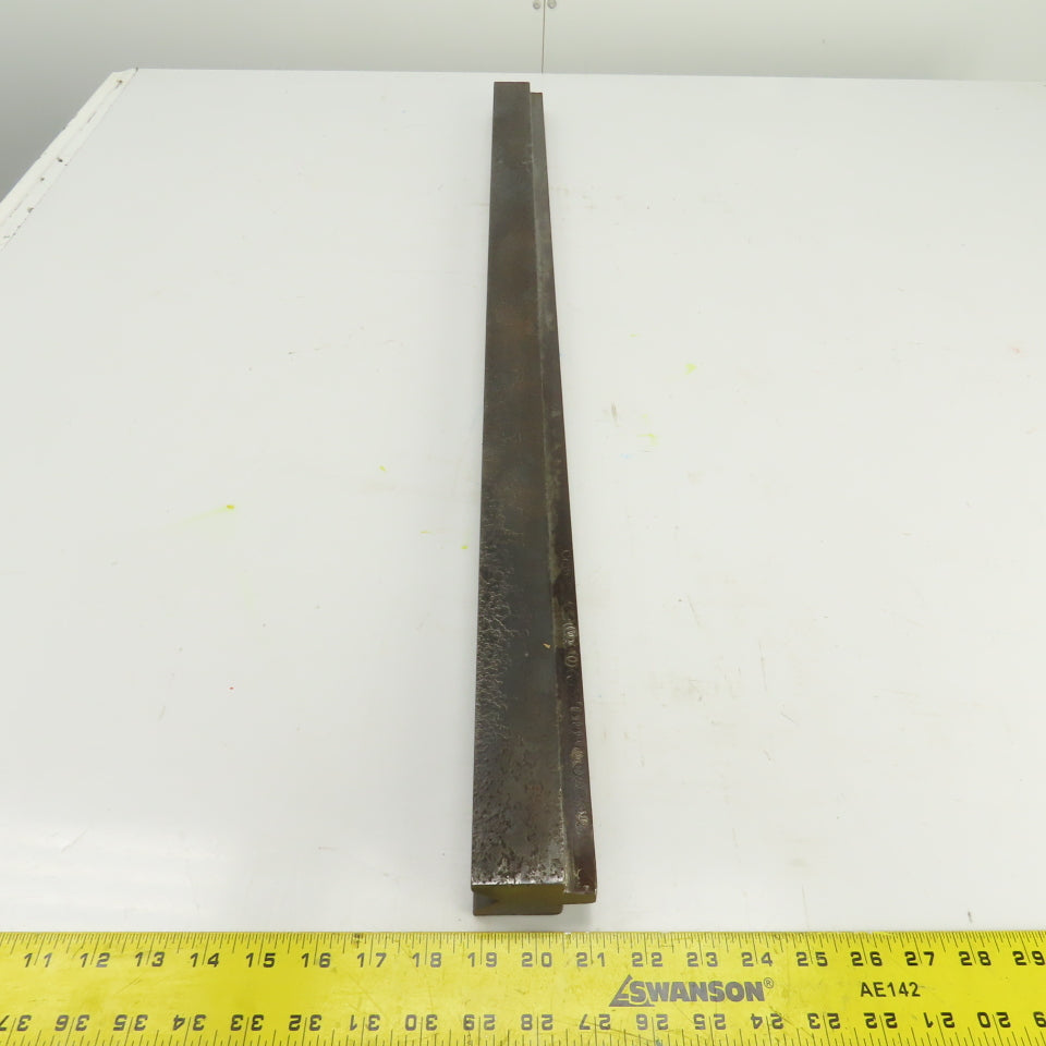 36-3/4" Press Brake Forming 90° V Angle Die Block 1/2" Tang 1-5/8"H 1-1/2" Thick