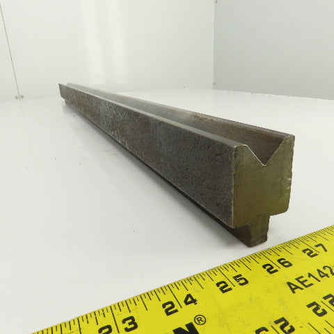 36-3/4" Press Brake Forming 90° V Angle Die Block 1/2" Tang 1-5/8"H 1-1/2" Thick