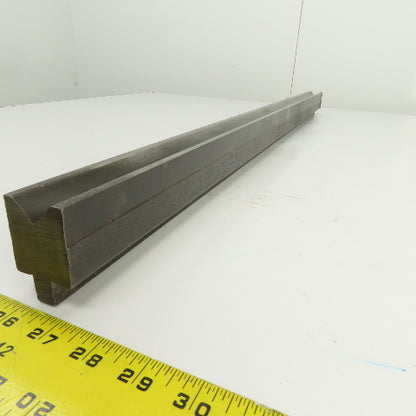 36-3/4" Press Brake Forming 90° V Angle Die Block 1/2" Tang 1-5/8"H 1-1/2" Thick