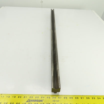 36-3/4" Press Brake Forming 90° V Angle Die Block 1/2" Tang 1-5/8"H 1-1/2" Thick