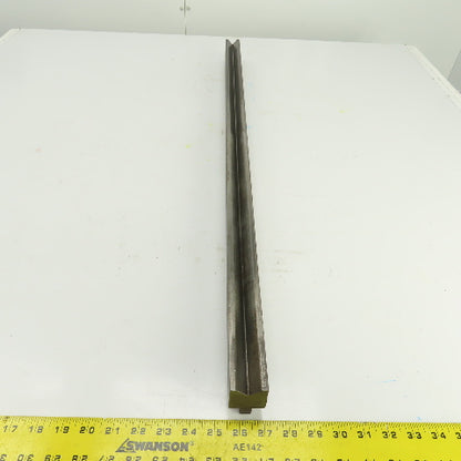 36-3/4" Press Brake Forming 90° V Angle Die Block 1/2" Tang 1-5/8"H 1-1/2" Thick