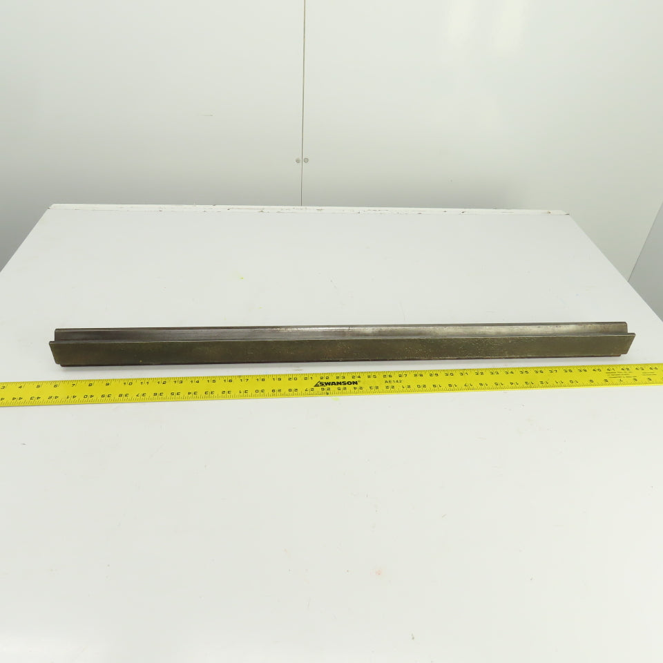 36-3/4" Press Brake Forming 90° V Angle Die Block 1/2" Tang 1-5/8"H 1-1/2" Thick
