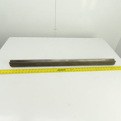 36-3/4" Press Brake Forming 90° V Angle Die Block 1/2" Tang 1-5/8"H 1-1/2" Thick
