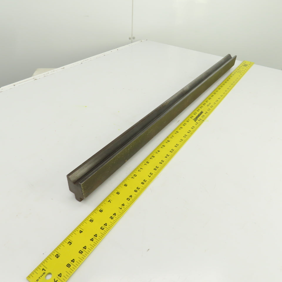 36-3/4" Press Brake Forming 90° V Angle Die Block 1/2" Tang 1-5/8"H 1-1/2" Thick