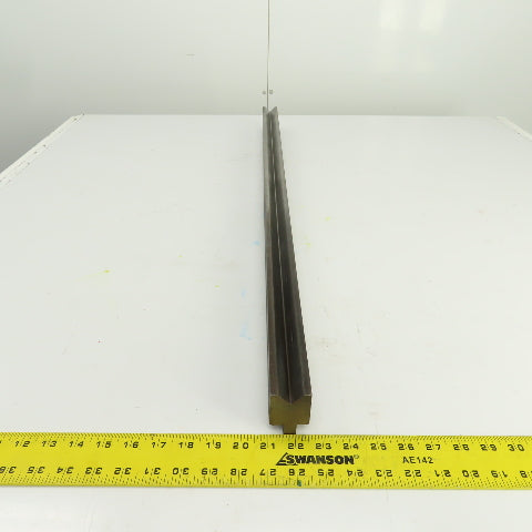 36-3/4" Press Brake Forming 90° V Angle Die Block 1/2" Tang 1-5/8"H 1-1/2" Thick