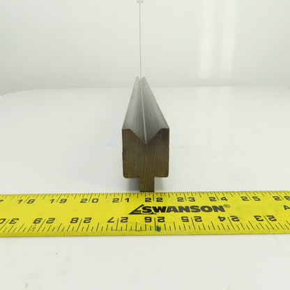 36-3/4" Press Brake Forming 90° V Angle Die Block 1/2" Tang 1-5/8"H 1-1/2" Thick