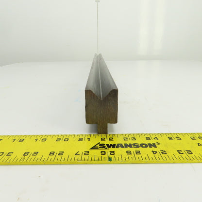 36-3/4" Press Brake Forming 90° V Angle Die Block 1/2" Tang 1-5/8"H 1-1/2" Thick