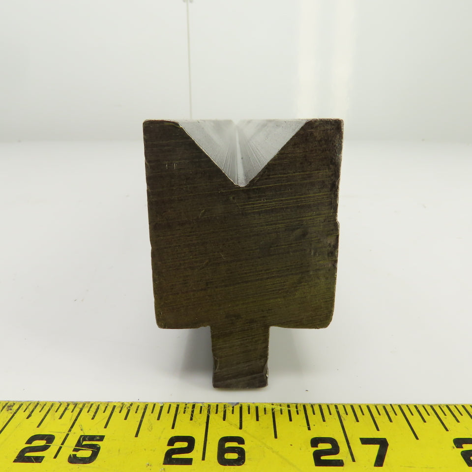 36-3/4" Press Brake Forming 90° V Angle Die Block 1/2" Tang 1-5/8"H 1-1/2" Thick