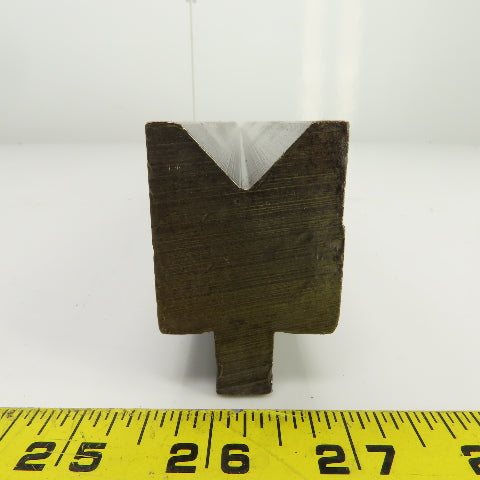 36-3/4" Press Brake Forming 90° V Angle Die Block 1/2" Tang 1-5/8"H 1-1/2" Thick