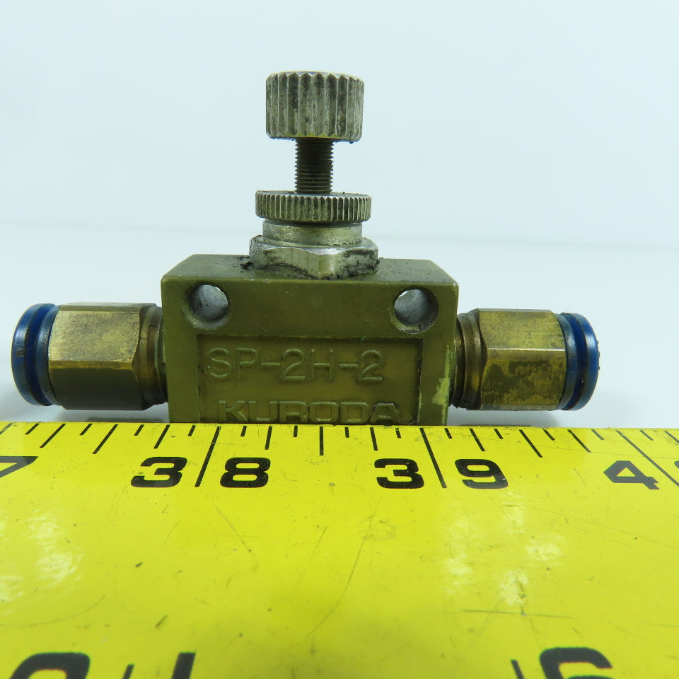 Kuroda SP-2H-2 Pneumatic Pressure Control Valve Regulator 8mm Lot Of 2