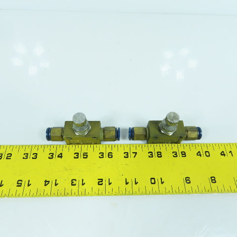 Kuroda SP-2H-2 Pneumatic Pressure Control Valve Regulator 8mm Lot Of 2