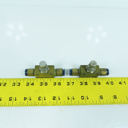 Kuroda SP-2H-2 Pneumatic Pressure Control Valve Regulator 8mm Lot Of 2