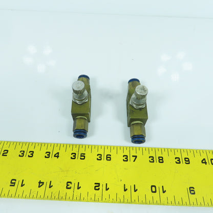 Kuroda SP-2H-2 Pneumatic Pressure Control Valve Regulator 8mm Lot Of 2
