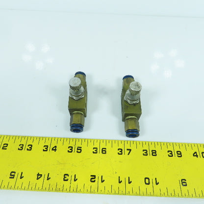 Kuroda SP-2H-2 Pneumatic Pressure Control Valve Regulator 8mm Lot Of 2
