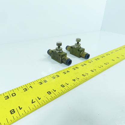 Kuroda SP-2H-2 Pneumatic Pressure Control Valve Regulator 8mm Lot Of 2