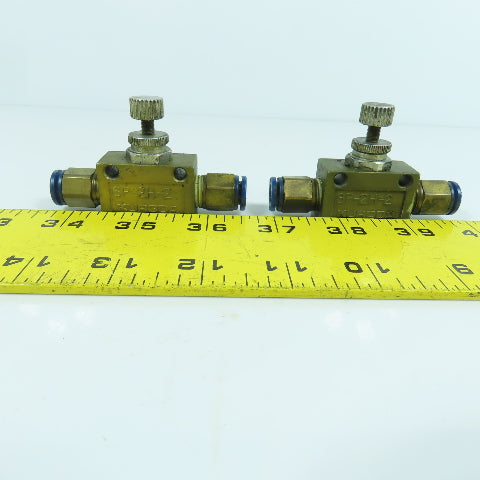 Kuroda SP-2H-2 Pneumatic Pressure Control Valve Regulator 8mm Lot Of 2