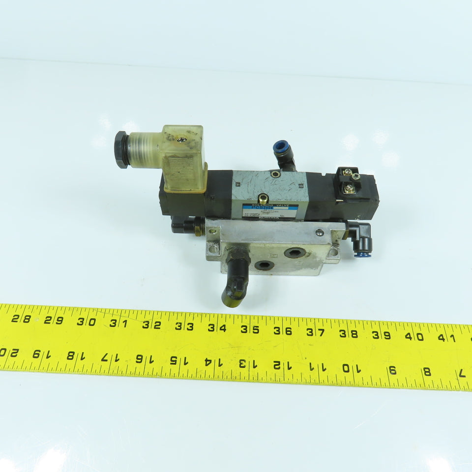 Kuroda PCS2408 5/2 Way Pneumatic Air Solenoid Valve 0.2-0.8MPa 24V DC Coil