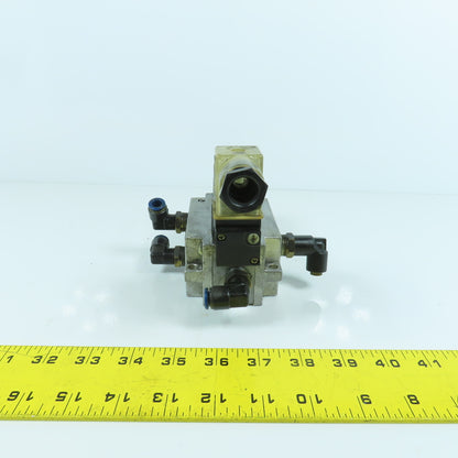 Kuroda PCS2408 5/2 Way Pneumatic Air Solenoid Valve 0.2-0.8MPa 24V DC Coil