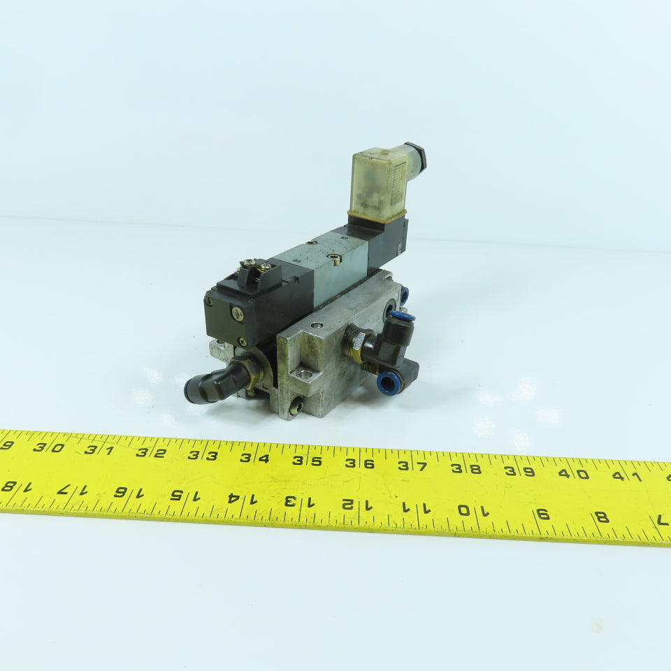 Kuroda PCS2408 5/2 Way Pneumatic Air Solenoid Valve 0.2-0.8MPa 24V DC Coil