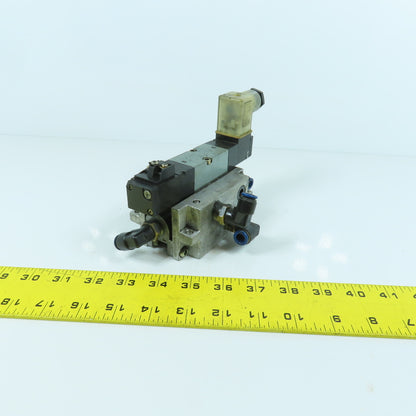 Kuroda PCS2408 5/2 Way Pneumatic Air Solenoid Valve 0.2-0.8MPa 24V DC Coil