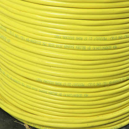 Belden E108998-BN 549945 2 Cond 18 AWG 1C20 75C Video Camera Cable Yellow 380'