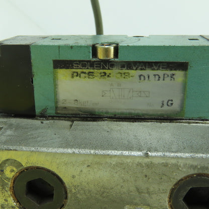 Kuroda PCS2408-D1DP5 2/4 Way Pneumatic Air Solenoid Valve 0.2-0.8MPa 24V DC Coil