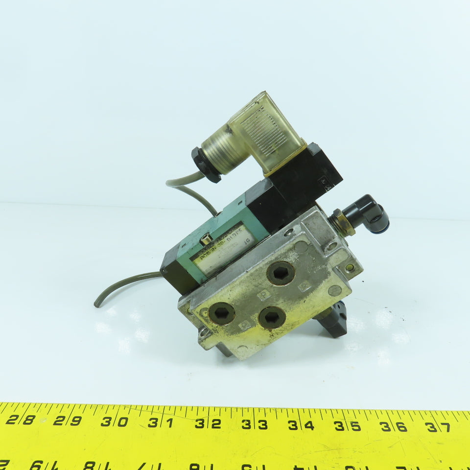 Kuroda PCS2408-D1DP5 2/4 Way Pneumatic Air Solenoid Valve 0.2-0.8MPa 24V DC Coil