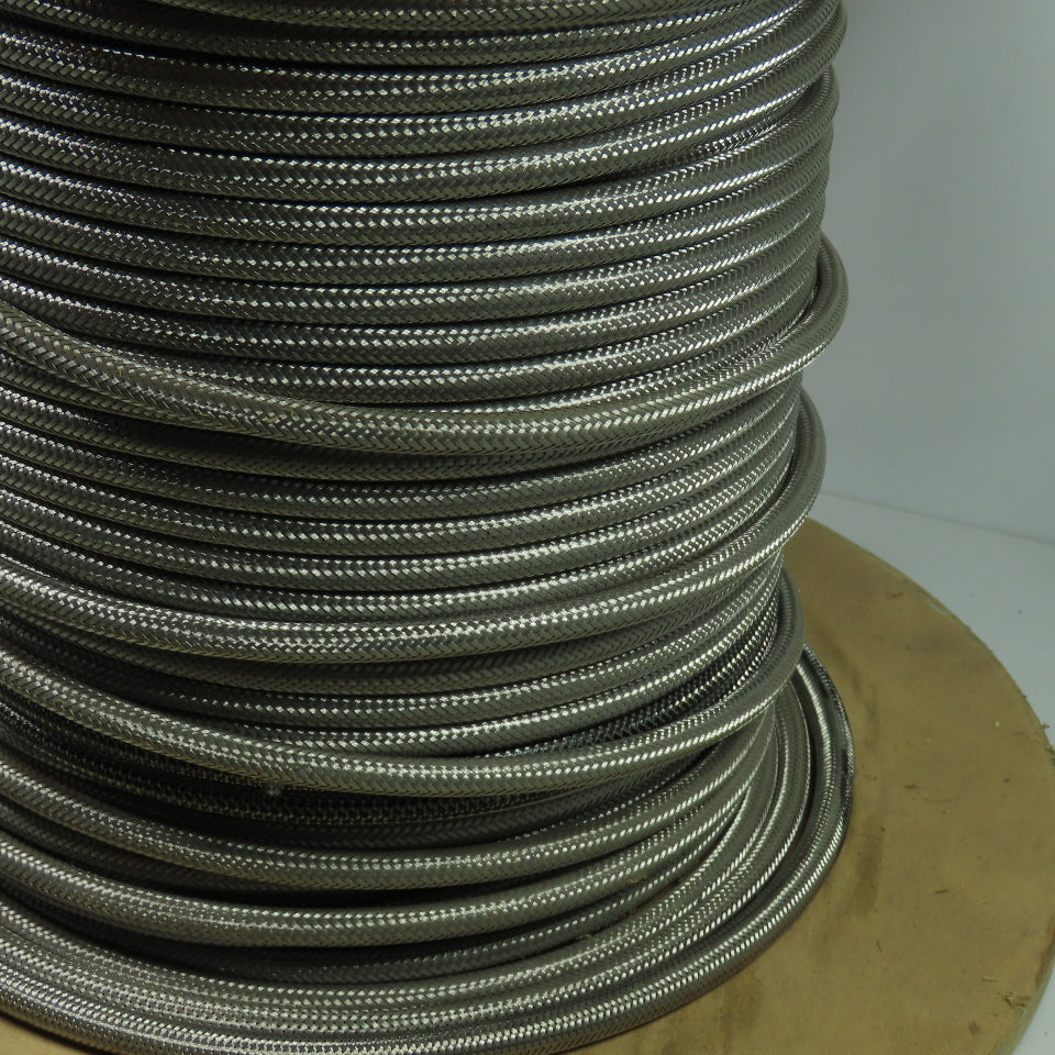 E113422 AWM 2919 Braided Stainless 18 AWG 3 Pairs Shielded Computer Wire 325'