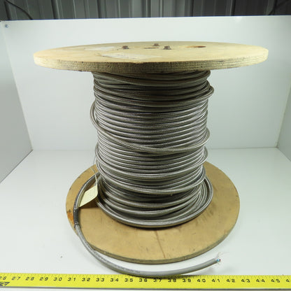 E113422 AWM 2919 Braided Stainless 18 AWG 3 Pairs Shielded Computer Wire 325'