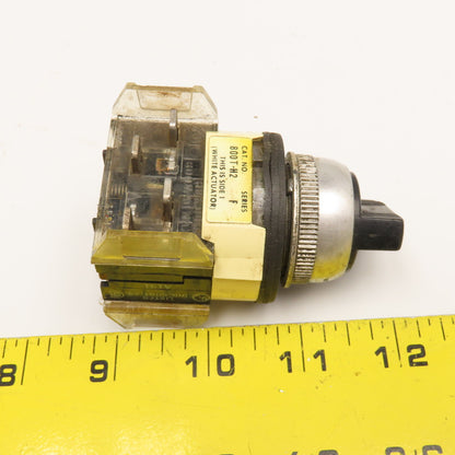Allen Bradley 800T-H2 Series F 2 Position Selector Switch 600V