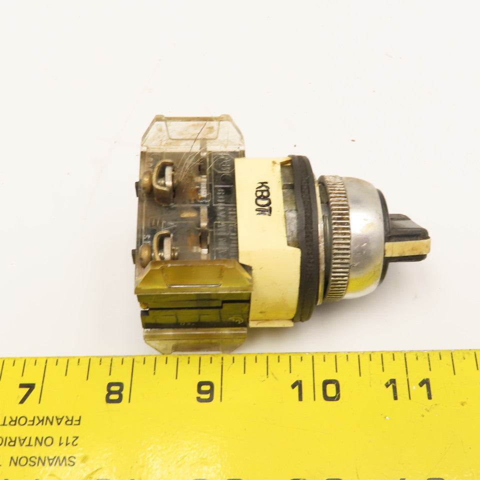 Allen Bradley 800T-H2 Series F 2 Position Selector Switch 600V