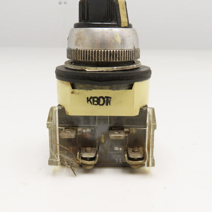 Allen Bradley 800T-H2 Series F 2 Position Selector Switch 600V