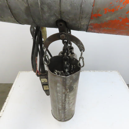 CM Lodestar Model R 2 Ton Electric Chain Hoist 8 FPM 10' Lift 208-230/460V 3Ph