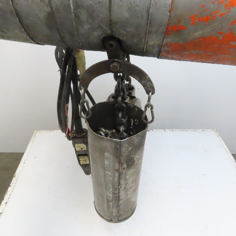 CM Lodestar Model R 2 Ton Electric Chain Hoist 8 FPM 10' Lift 208-230/460V 3Ph