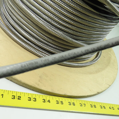 E118830 AWM 2919 Braided Stainless 18 AWG 3 Pairs Shielded Computer Wire 600'