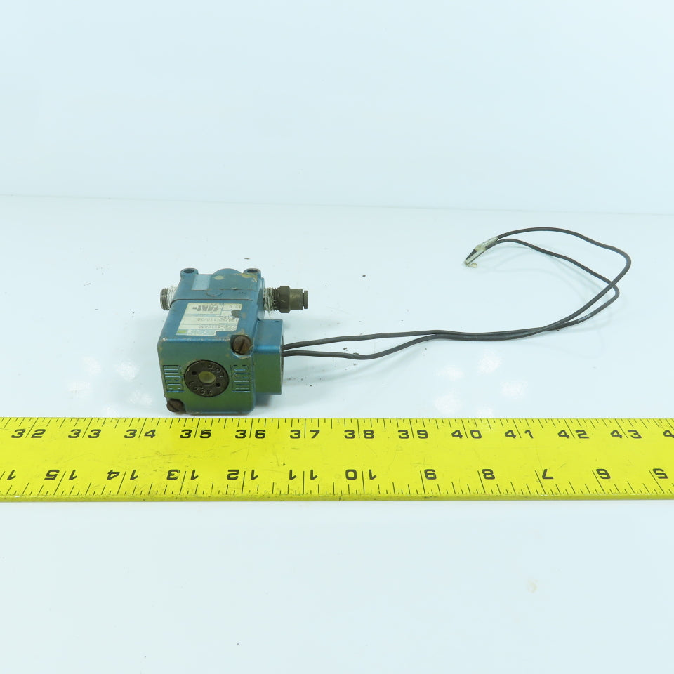 Mac 225B-111CAAA Pneumatic Solenoid Valve 120V 150PSI 1/4" NPT